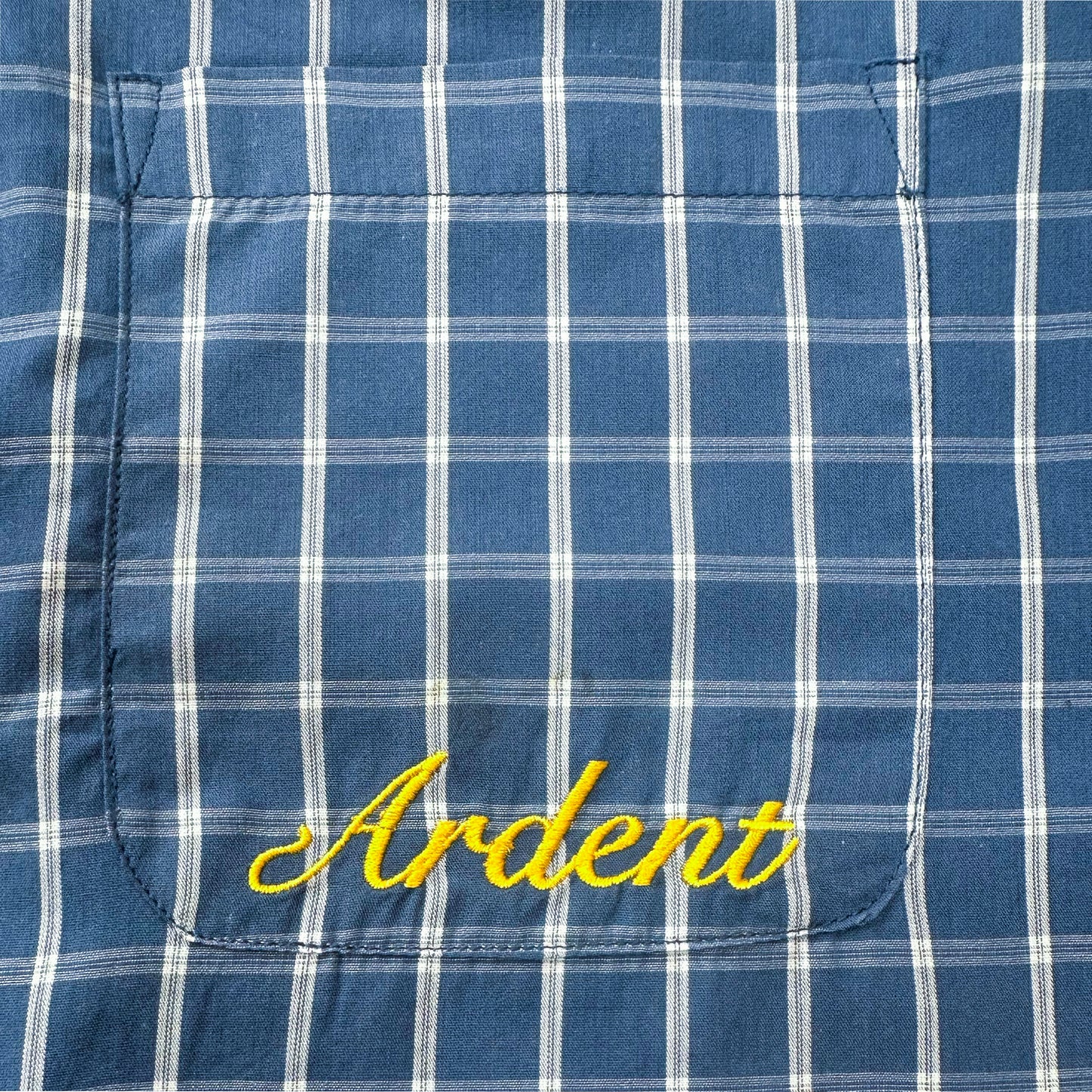 PLAID SUMMER SHIRT - NAVY BLUE
