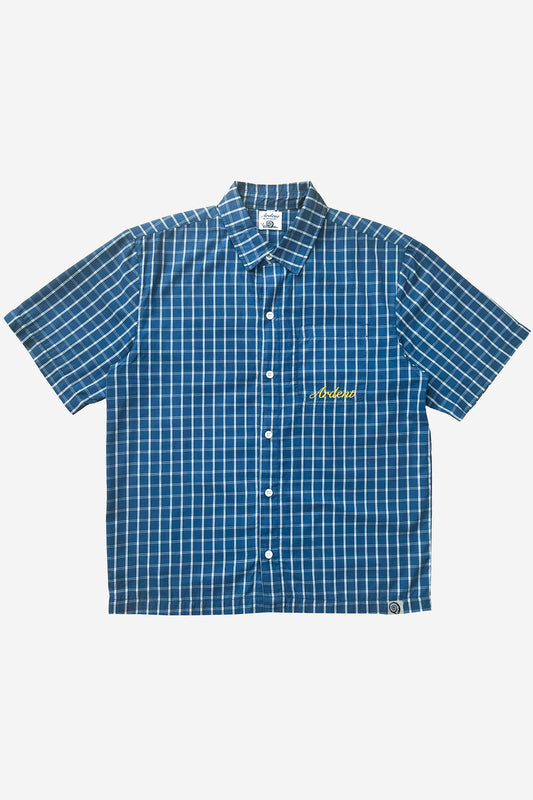 PLAID SUMMER SHIRT - NAVY BLUE
