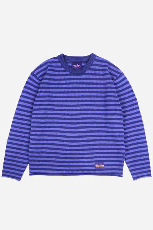 PINSTRIPE KNIT - MIDNIGHT