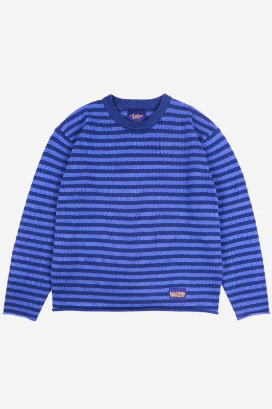PINSTRIPE KNIT - MIDNIGHT